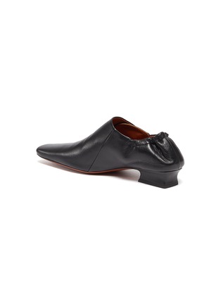  - MANU ATELIER - Duck' buttoned square toe loafers