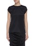 Main View - Click To Enlarge - HELMUT LANG - Ruch Sleeve Silk Blend Top