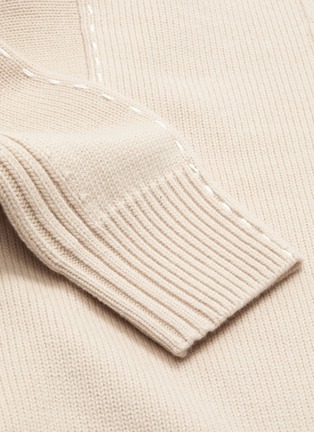  - HELMUT LANG - Topstitch Mock Neck Sweater