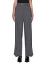 Main View - Click To Enlarge - HELMUT LANG - Fold Wide Leg Wool Pants with Belt