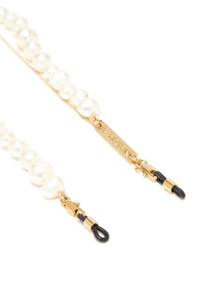 Detail View - Click To Enlarge - FRAME CHAIN - 'Pearly Princess' Pearl Double Strand Glasses Chain