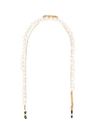 Main View - Click To Enlarge - FRAME CHAIN - 'Pearly Princess' Pearl Double Strand Glasses Chain