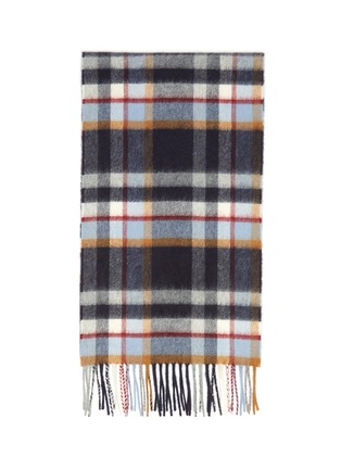 Detail View - Click To Enlarge - JOHNSTONS OF ELGIN - Plaid Check Scarf