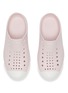 Figure View - Click To Enlarge - NATIVE  - 'Jefferson' Perforated Colourblock Kids Slip-on Sneakers
