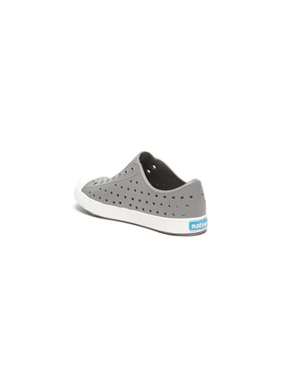 Detail View - Click To Enlarge - NATIVE  - 'Jefferson' Perforated Colourblock Junior Slip-on Sneakers