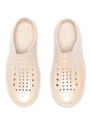 Figure View - Click To Enlarge - NATIVE  - 'Jefferson' Perforated Iridescent Toddler Slip-on Sneakers
