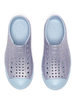 Figure View - Click To Enlarge - NATIVE  - 'Jefferson' Perforated Shimmer Kids Slip-on Sneakers