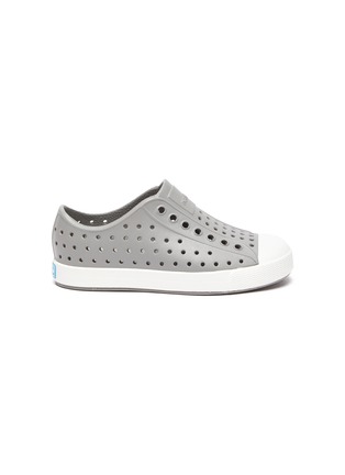 Main View - Click To Enlarge - NATIVE  - 'Jefferson' Perforated Colourblock Toddler Slip-on Sneakers