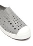 Detail View - Click To Enlarge - NATIVE  - 'Jefferson' Perforated Colourblock Kids Slip-on Sneakers