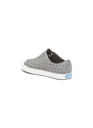 Detail View - Click To Enlarge - NATIVE  - 'Jefferson' Perforated Colourblock Kids Slip-on Sneakers