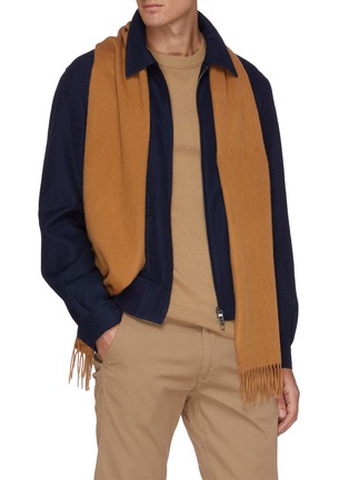 Figure View - Click To Enlarge - JOHNSTONS OF ELGIN - Plain Cashmere Scarf