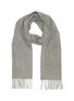 Main View - Click To Enlarge - JOHNSTONS OF ELGIN - '1797' Plain Ultrafine Merino Wool Scarf