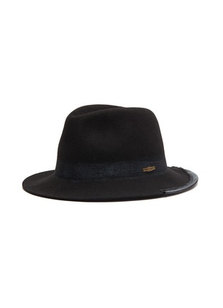 Main View - Click To Enlarge - MOSSANT - Half Lined Fedora Wool Hat
