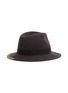 Figure View - Click To Enlarge - MOSSANT - Half Lined Fedora Wool Hat