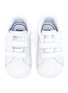Figure View - Click To Enlarge - ADIDAS - 'Superstar' Iridescent Stripes Double Velcro Infant Crib Shoes