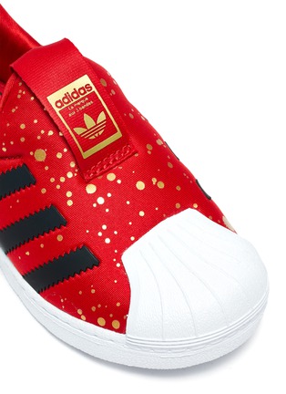 Detail View - Click To Enlarge - ADIDAS - Superstar 360' Low Top Slip On Toddler Sneakers