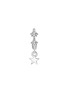 Main View - Click To Enlarge - GENTLE DIAMONDS - Nic' lab grown diamond 9k white gold single hoop earring