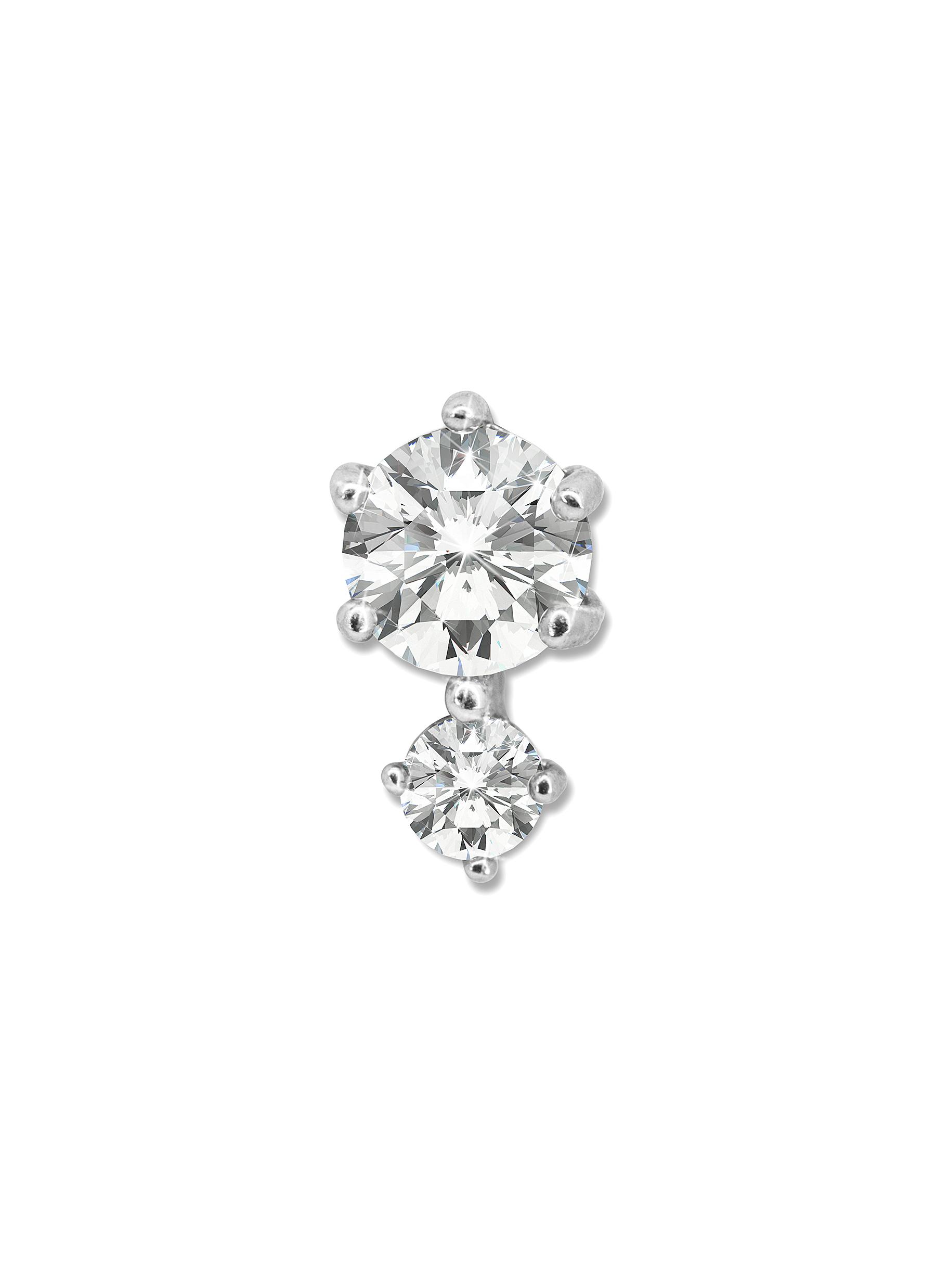 single stud diamond