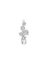 Main View - Click To Enlarge - GENTLE DIAMONDS - Miki' lab grown diamond 9k white gold single hoop earring