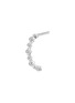 Main View - Click To Enlarge - GENTLE DIAMONDS - Cami' diamond 9k white gold single hoop earring
