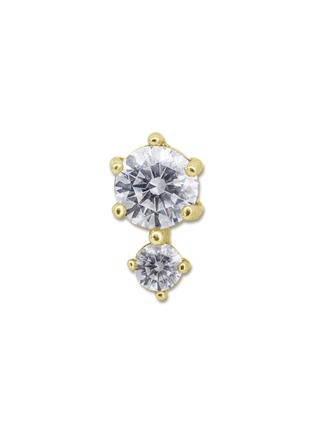Main View - Click To Enlarge - GENTLE DIAMONDS - Ume' lab grown diamond 9k gold single stud earring