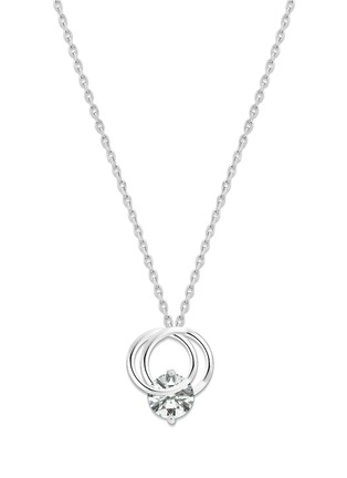 Main View - Click To Enlarge - GENTLE DIAMONDS - Cressida' lab grown diamond 9k white gold necklace