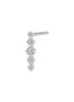 Detail View - Click To Enlarge - GENTLE DIAMONDS - Haru' lab grown diamond 9k white gold single stud earring