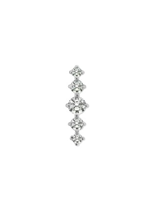 Main View - Click To Enlarge - GENTLE DIAMONDS - Haru' lab grown diamond 9k white gold single stud earring