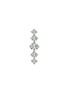 Main View - Click To Enlarge - GENTLE DIAMONDS - Haru' lab grown diamond 9k white gold single stud earring
