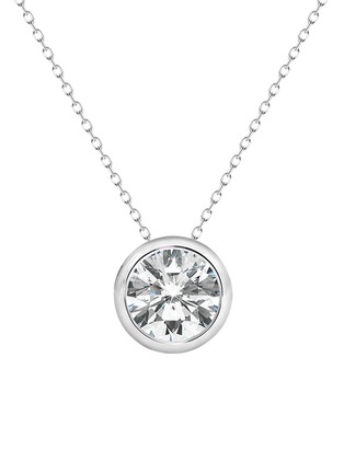 Main View - Click To Enlarge - GENTLE DIAMONDS - Maisie' lab grown diamond 9k white gold necklace