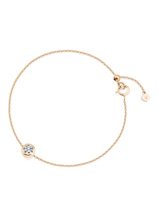 Main View - Click To Enlarge - GENTLE DIAMONDS - Maisie' lab grown diamond 9k rose gold bracelet