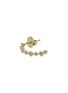Main View - Click To Enlarge - GENTLE DIAMONDS - Cami' diamond 9k gold single hoop earring
