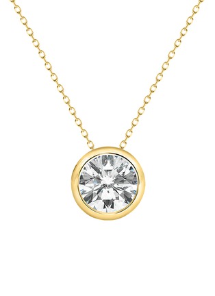 Main View - Click To Enlarge - GENTLE DIAMONDS - Maisie' lab grown diamond 9k gold necklace