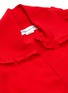 Detail View - Click To Enlarge - VICTORIA BECKHAM - Ruffle Trim Neck Tie Midi Dress