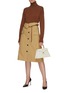 Figure View - Click To Enlarge - VICTORIA BECKHAM - High-waisted Flare Skirt