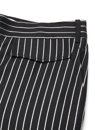  - VICTORIA BECKHAM - Striped crop suiting pants
