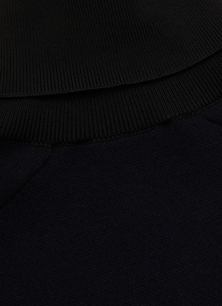 Detail View - Click To Enlarge - VICTORIA BECKHAM - Turtleneck Wool Blend Mini Dress