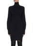 Main View - Click To Enlarge - VICTORIA BECKHAM - Turtleneck Wool Blend Mini Dress