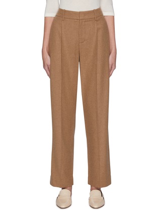 Main View - Click To Enlarge - VINCE - Front Pleat Wide Leg Pants