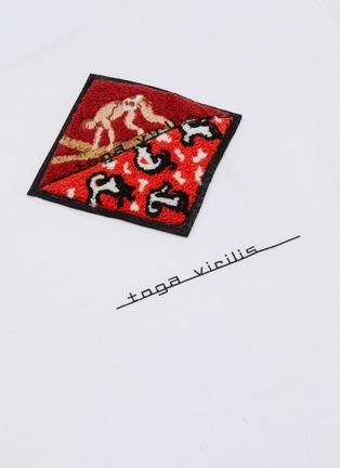  - TOGA VIRILIS - Patch logo cotton T-shirt