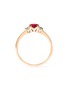 Detail View - Click To Enlarge - GENTLE DIAMONDS - Adeline' diamond ruby 18k rose gold ring
