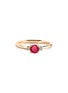 Main View - Click To Enlarge - GENTLE DIAMONDS - Adeline' diamond ruby 18k rose gold ring