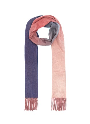 Main View - Click To Enlarge - JOHNSTONS OF ELGIN - Reversible Plain Cashmere Scarf
