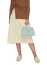 Figure View - Click To Enlarge - APEDE MOD - 'LARGE LE BOOK' CROC-EMBOSSED LEATHER STRUCTURED BAG