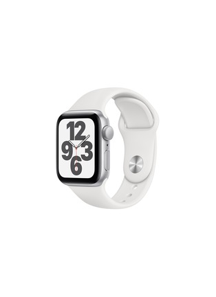 Main View - Click To Enlarge - APPLE - Apple Watch SE – Silver Aluminium Case with White Sport Band