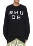 Main View - Click To Enlarge - RHUDE - Logo Graphic Print Long Sleeve Cotton T-shirt