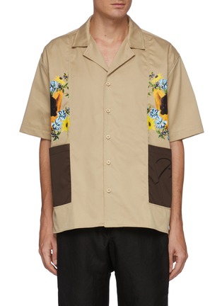 Main View - Click To Enlarge - RHUDE - 'Cigar' graphic prints double pocket shirt