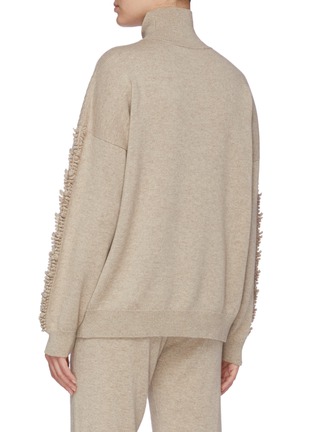 Back View - Click To Enlarge - BARRIE - Cashmere turtle neck sweater