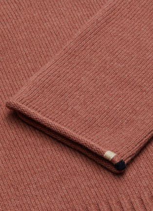  - EXTREME CASHMERE - Stand Collar Ribbed Hem Cashmere Sweater