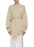 Main View - Click To Enlarge - EXTREME CASHMERE - Belted Open Cashmere Cardigan